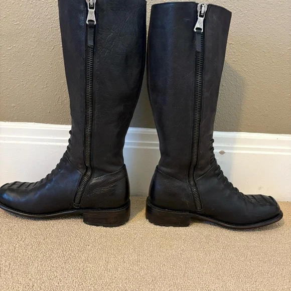 John Fluevog Babette boots tall size 10 - Picture 3 of 6